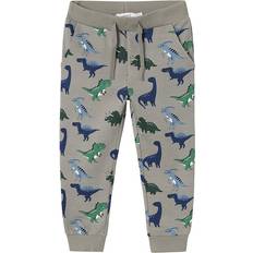 Dinosaurier Hosen Name It Jogginghosen NmmKuno Wild Dove Jahre 110 Jogginghosen