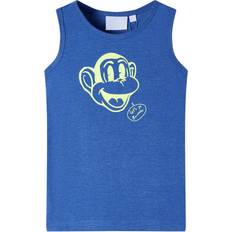 Lange Ärmel Tanktops vidaXL Kinder-Tanktop - Blau Melange