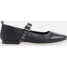 Leather Ballerinas Whistles Elba Leather Ballet Pumps, Black