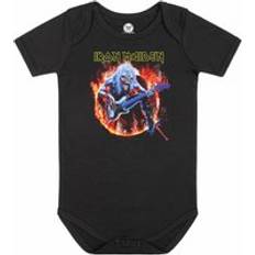 Iron Maiden Fear Live Flame Babygrow Bodysuit Schwarz 80/86