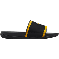 Nike offcourt black Nike Offcourt Pittsburgh Steelers - Black/Dark Smoke Grey/University Gold