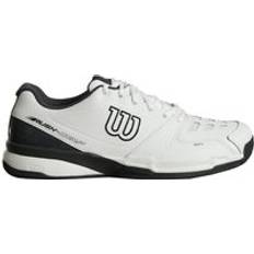 Weiß Schlägersportschuhe Wilson Rush Comp LTR Allcourtschuh Herren weiß