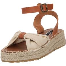 Plateforme Sandales à talons Pepe Jeans Espadrilles Femme - Blanc