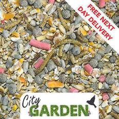 Bamford & small bird 12.75kg seed mix with mealworms