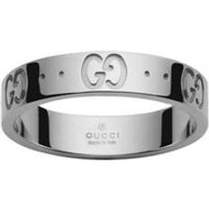 Gucci L Rings Gucci Gucci Icon 18ct White Gold Thin Band Ring