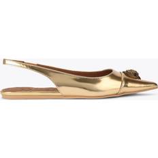 Kurt Geiger Ballerinas Kurt Geiger Kurt Geiger Women's Flats Gold Leather Belgravia