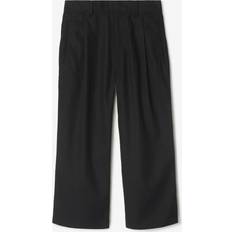 Lyocell Children's Clothing Burberry Childrens Cotton Blend Trousers Black 10Y