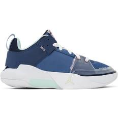 Blau Basketballschuhe Nike Jordan One Take 5 GS - Stone Blue/Mystic Navy/Midnight Navy/Bleached Coral