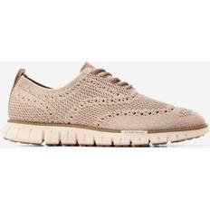 Men - Pink Oxford Cole Haan Men's Zerøgrand Remastered Stitchlite Wingtip Oxford Shoes Beige Beige/Khaki