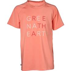 Teen's Green Heart Tee - Red