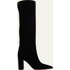 Gianvito Rossi High Boots Gianvito Rossi Piper Boot 85 - Black Suede