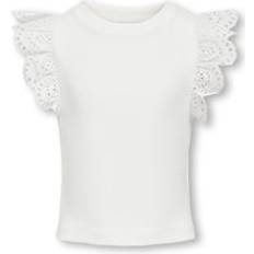 T-shirt til børn Baby- & børnetøj Kogdrea S/S top JRS piger hvid