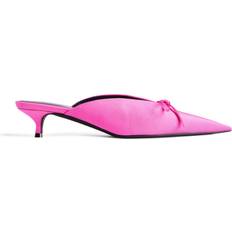 Balenciaga Damen Pumps Balenciaga Knife Bow 40mm Mule Pink Women's Polyamide, Elastane