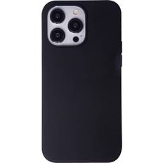Ferrelli magnetiskt Liquid silikon skal iPhone 15 Pro Max, svart