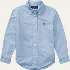 Long Sleeves Shirts Children's Clothing Polo Ralph Lauren Boy's Oxford Sport Shirt, 2-7 BLUE