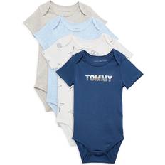 Tommy Hilfiger Bodysuits Children's Clothing Tommy Hilfiger Baby Boy's 4-Piece Bodysuit Set Blue Months 12 Months