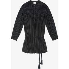 Cuadros - Mujer Vestidos Isabel Marant Robe Leozi Femme - Noir Délavé