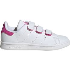 Adidas Kid's Stan Smith Comfort Closure - Cloud White/Cloud White/Semi Lucid Fuchsia