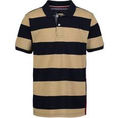 Tommy Hilfiger Polo Shirts Children's Clothing Tommy Hilfiger Kid's Side Flag Striped Polo Shirt - Navy Blazer