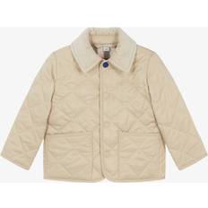 Beige Jackets Burberry Childrens Quilted Barn Jacket Pale Stone 18M