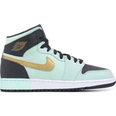 Jordan Green Sport Shoes Jordan 1 Retro GS - High Mint Foam Metallic Gold