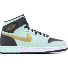 Turquoise Basketball Shoes Children's Shoes Jordan Air 1 Retro High - Mint Foam