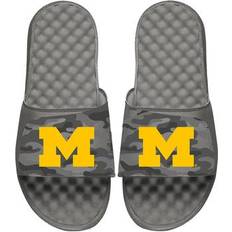 Grey Sandals Islide Youth Gray Michigan Wolverines Camo Sandals