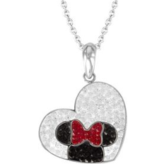 Disney Necklaces Disney Sold by: SallyRose, Minnie Mouse Women Stainless Steel Crystal Heart Necklace