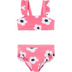 110/116 Bikini's Name It Bikiniset Kinderen Nmfzulle Bloemenprint - Roze