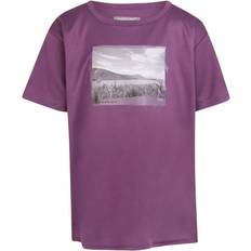 Purple T-shirts Regatta Boy's Childrens/Kids Alvardo VIII Photograph T-Shirt Purple years