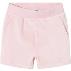 Velour Bukser Name It Velour Shorts Debbie Parfait Pink
