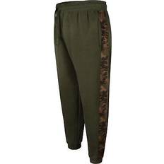 Kam Trousers Kam Big mens cuffed hem sweatpant joggers in khaki green to 8xl