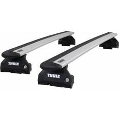 Thule aluminium wingbar evo silver roof bar combo