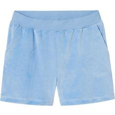 Velour Børnetøj Name It Velour Shorts Debbie Vista Blue