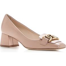 Tod's Women Shoes Tod's Women's Kate Block Heel Pumps Beige