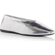 Jeffrey Campbell Low Shoes Jeffrey Campbell Women's Romp High Cut Ballet Flats Silver