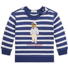 Polo Ralph Lauren Baby Boys Blue Striped Bear Sweatshirt