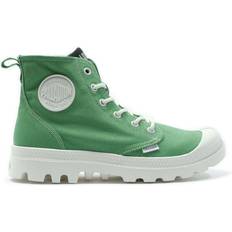 Baumwolle Schneestiefel Palladium Stiefeletten Pampa Blanc Vert