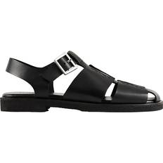 Slippers & Sandals Sandro Men's Roman Buckle Black