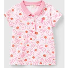 9-12M Pikétröjor Barnkläder United Colors of Benetton Floral Print 12-18, Pink, Kids