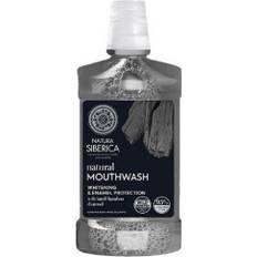 Uden fluor Mundskyl Natura Siberica Naturlig Whitening Mundskyl Charcoal 520ml