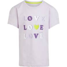 Purple T-shirts Regatta Childrens/Kids Bosley VII Heart T-Shirt Purple years/12 years