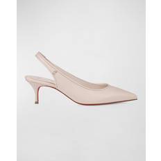 Christian Louboutin Dam Pumps Christian Louboutin Sporty Kate Nappa Slingback Pumps - 55mm