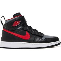 Charol Zapatillas de Baloncesto Jordan 1 High FlyEase GS - Black Gym Red Smoke Grey