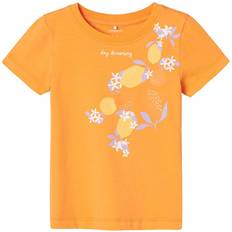 Orange Overdele Børnetøj Name It Regular T-shirt