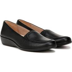 Damen - Kunstleder Loafers LifeStride Ida Loafer Shoes Black Faux Leather