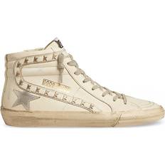 GOLDEN GOOSE 43 Pantofole e Sandali GOLDEN GOOSE Slide Studded Leather High Top Sneakers - Donna