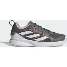 Adidas Pink Racket Sport Shoes Adidas AvaFlash Women's Tennis Shoes Sandy Pink/White