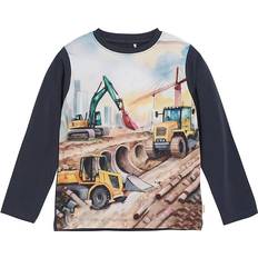 Drenge Bluser & Tunikaer Minymo Blue Nights Bluse NOOS