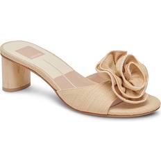 43 Tacones y Zapatos de Tacón Dolce Vita Darly Embellished Rosette High Heel Sandals - Beige